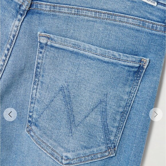 NWT Mother Denim - The Roller mid-rise wide-leg jeans - Picture 6 of 7